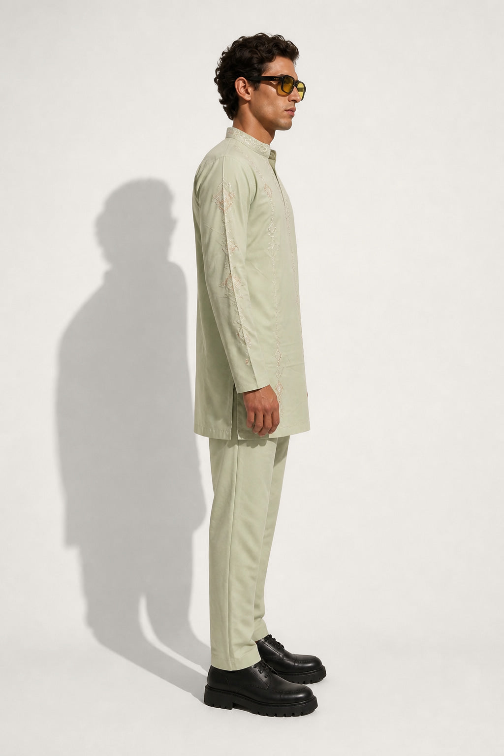 VERDANT SAGE Embroidered Kurta Set