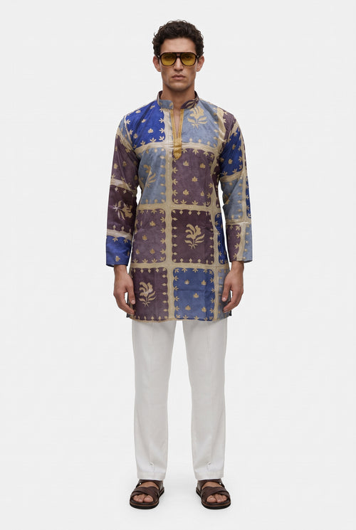 Royal Mosaic Embroidered Kurta