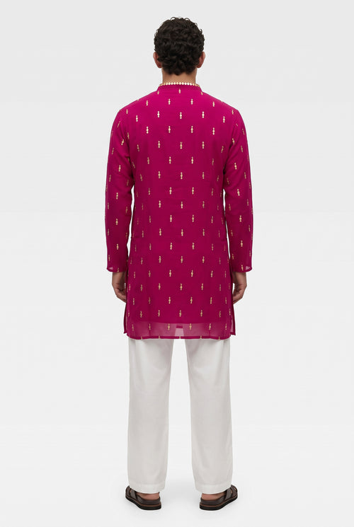PSTL CLO Rani Élan Kurta - alternate view, festive wedding wear for men