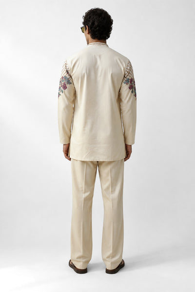 Ivory Botanica Kurta Set