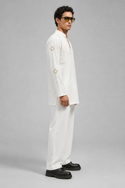 Aurelius Ivory Embroidered Kurta Set