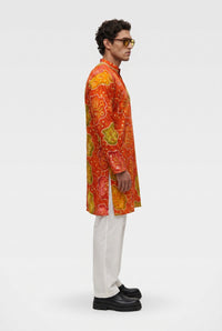 PSTL CLO Rangrez Kurta - side view on model