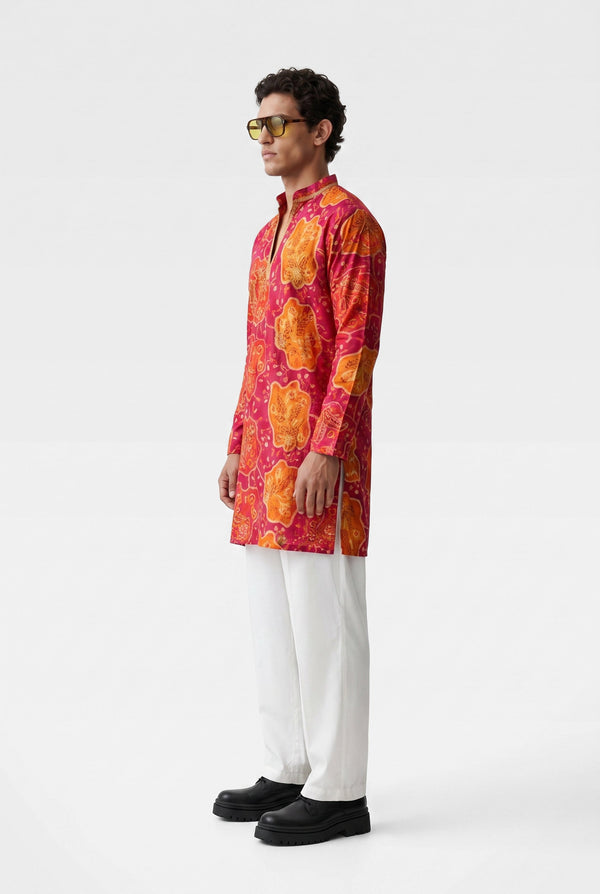 PSTL CLO Crimson Élan - side view, festive wedding wear for men