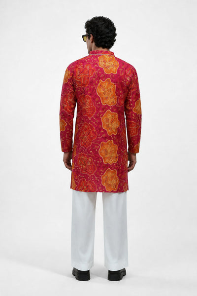 PSTL CLO Crimson Élan - detail view, festive wedding wear for men