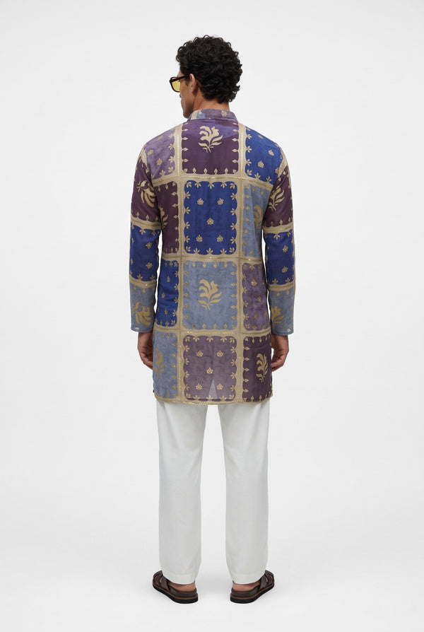 Royal Mosaic Embroidered Kurta