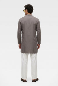 Ashen Royale Embroidered Kurta