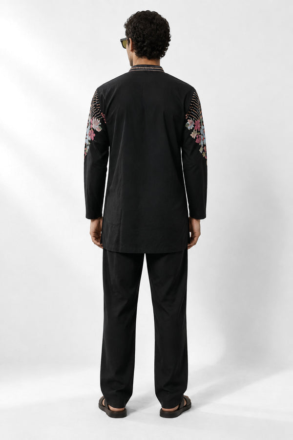Noir Botanica Kurta Set