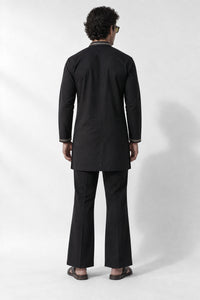 Noir Zari Kurta Set