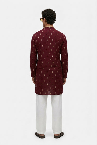 Burgundy Noor Kurta