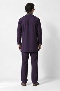 Royal Plum Kurta Set