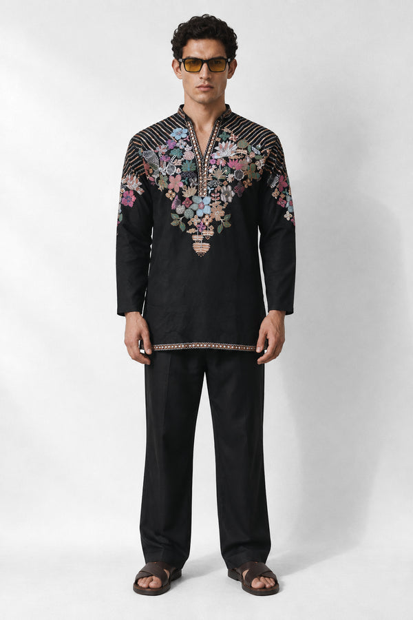 Noir Botanica Kurta Set