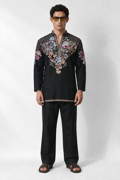 Noir Botanica Kurta Set