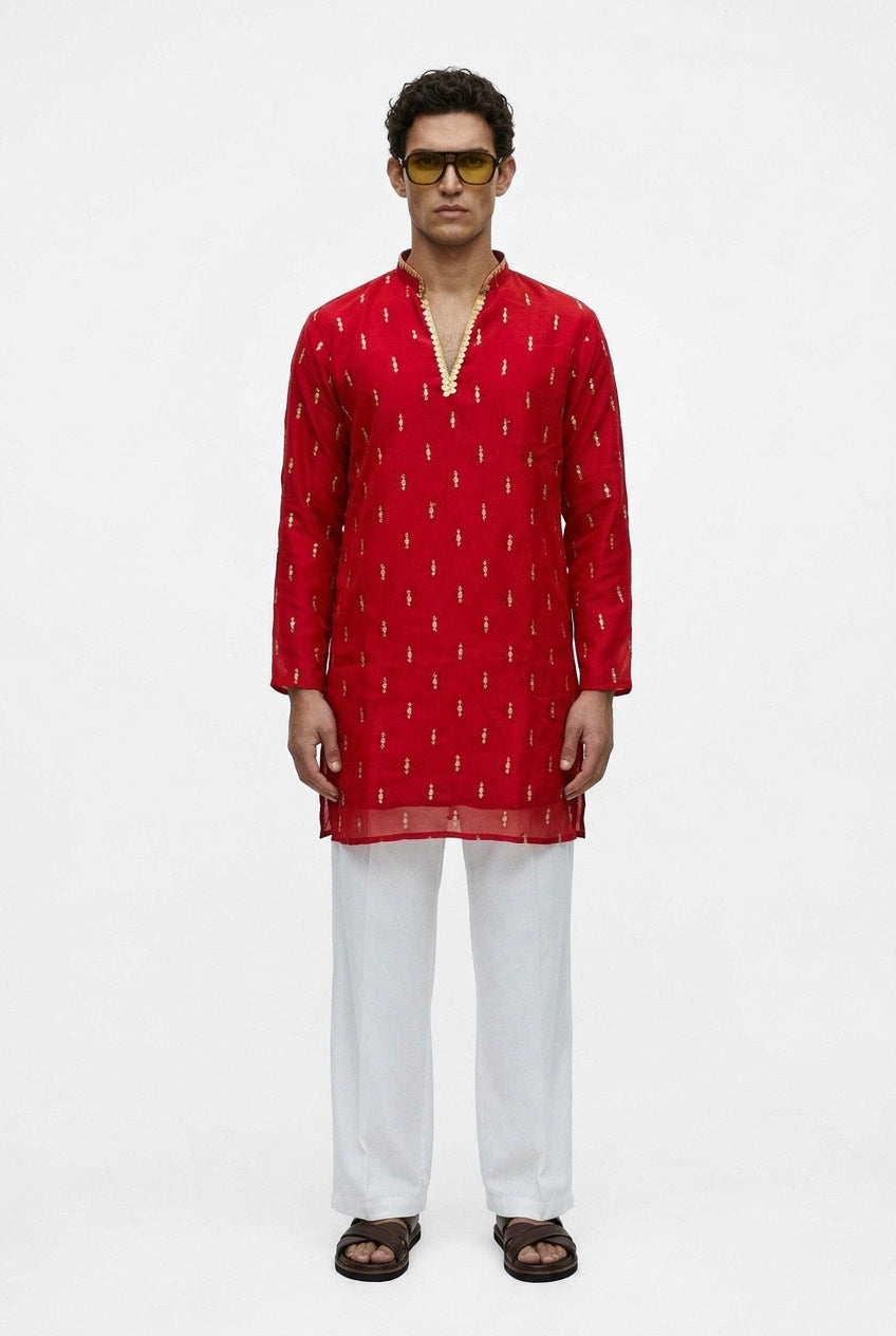 Crimson Noor Kurta