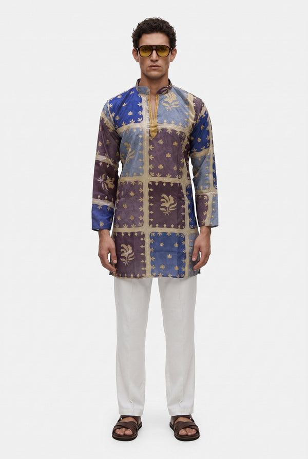 Royal Mosaic Embroidered Kurta