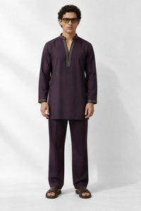 Royal Plum Kurta Set