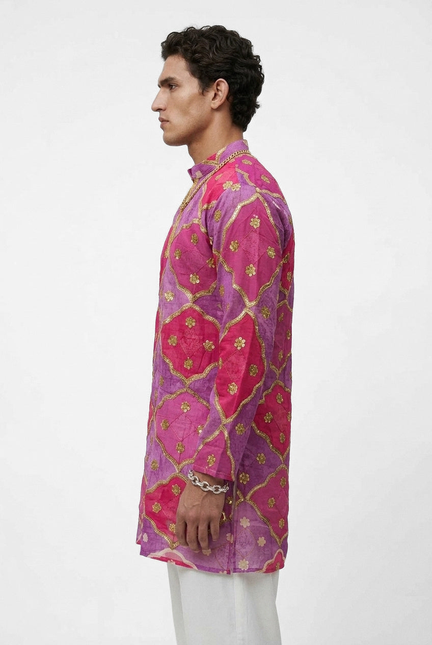 Gulabi Royale Kurta