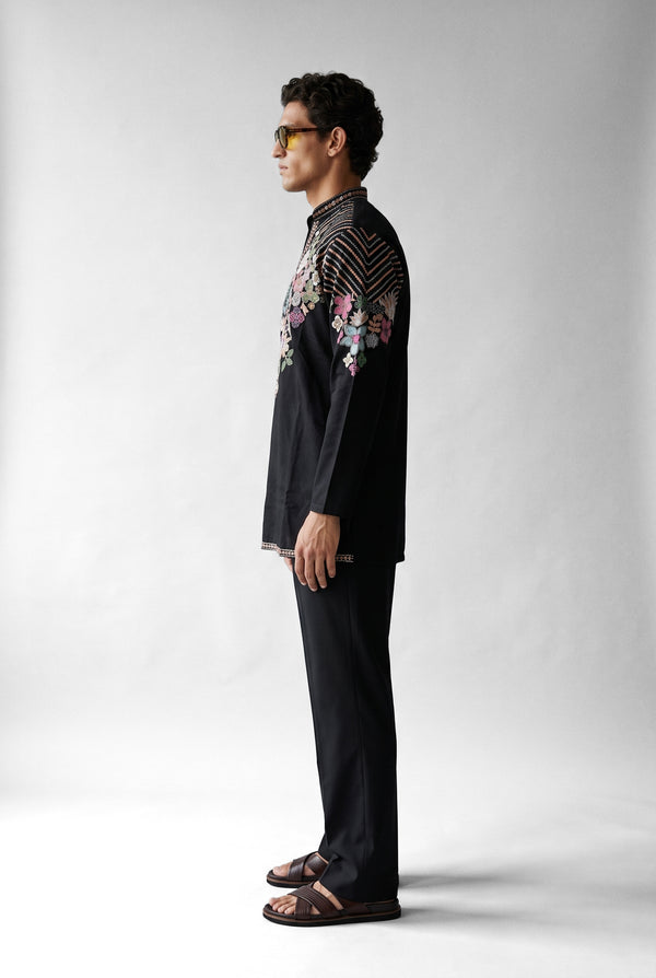 Noir Botanica Kurta Set