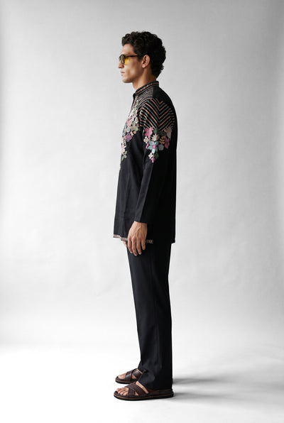 Noir Botanica Kurta Set