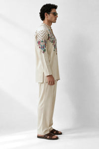 Ivory Botanica Kurta Set