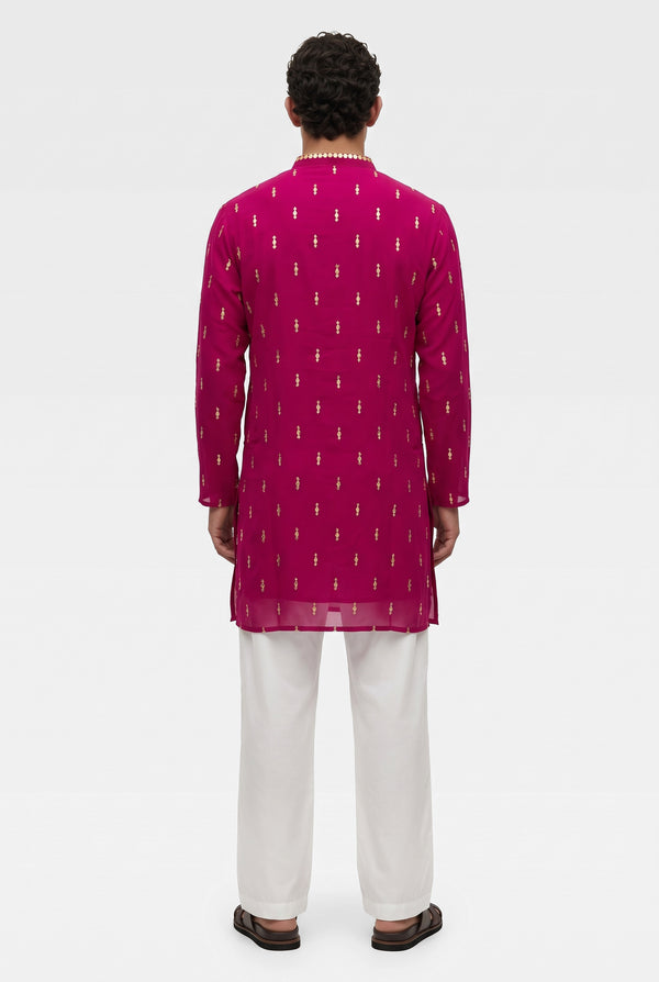 PSTL CLO Rani Élan Kurta - alternate view, festive wedding wear for men